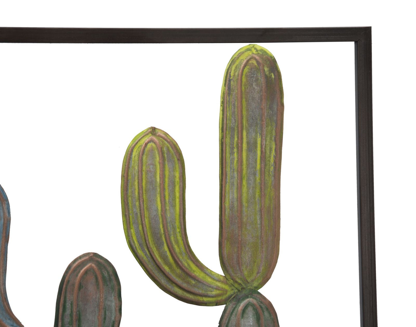 PANNEAU EN FERRO CACTUS-CADRE -C- CM 50X1,3X50