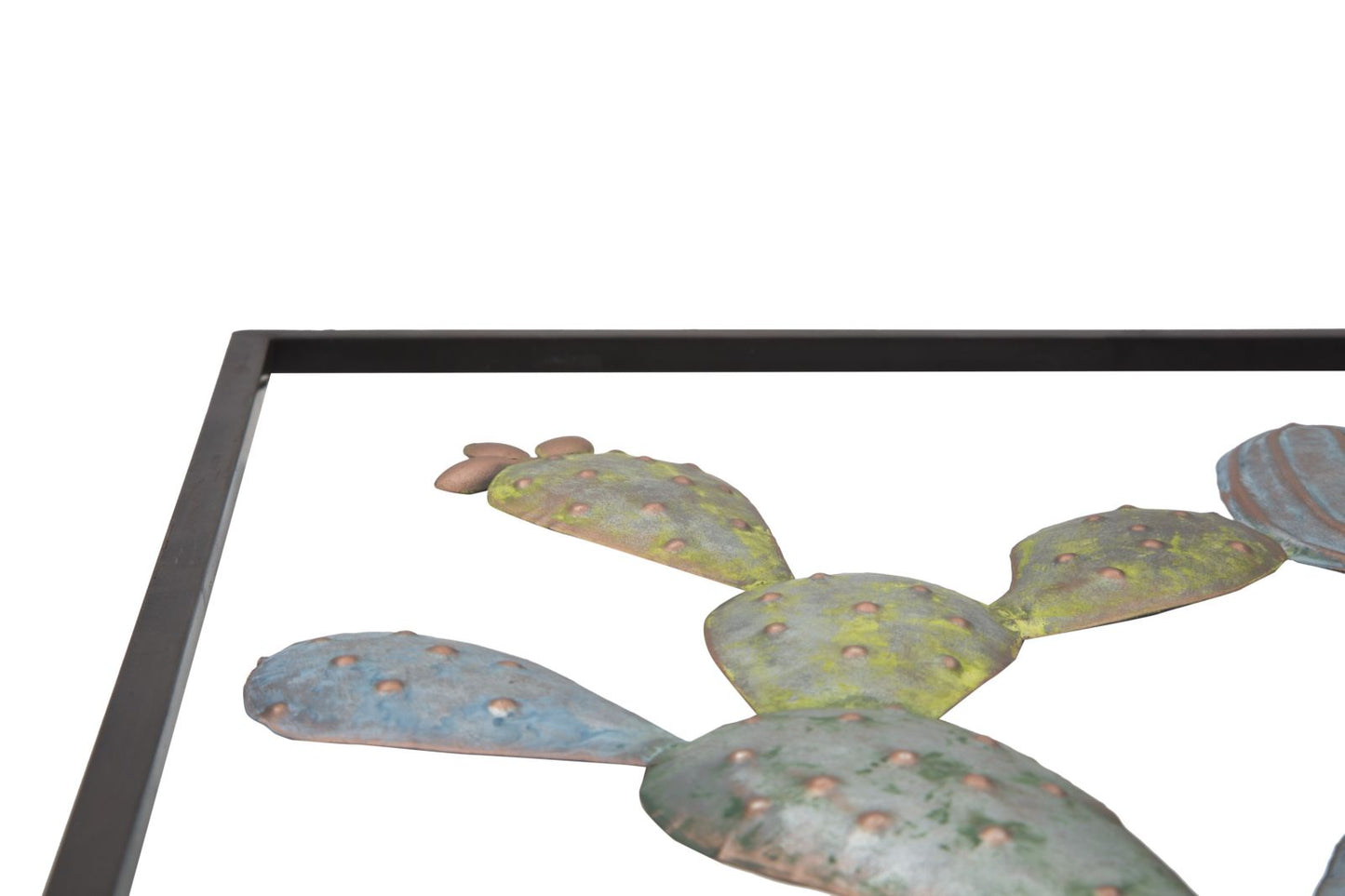 PANNEAU EN FERRO CACTUS-CADRE -C- CM 50X1,3X50