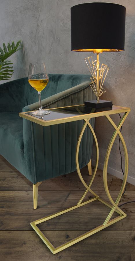 TAVOLINETTO DA DIVANO GLAM CM 45,5X25,5X60