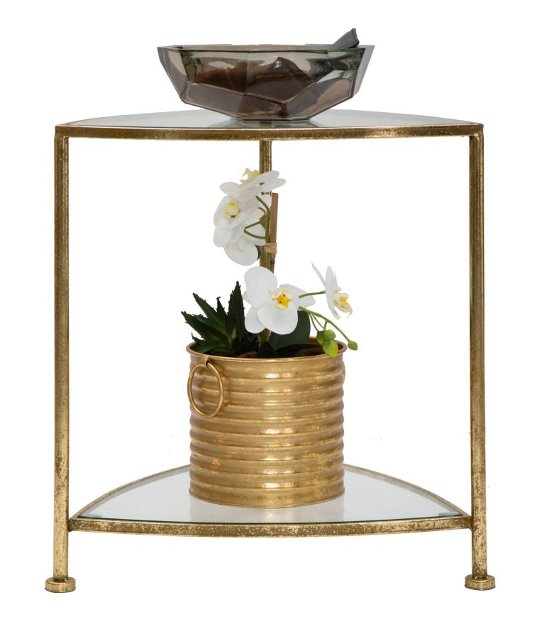 COMODINO 2 TRIANGLE RIPIANI CM 45X45X50