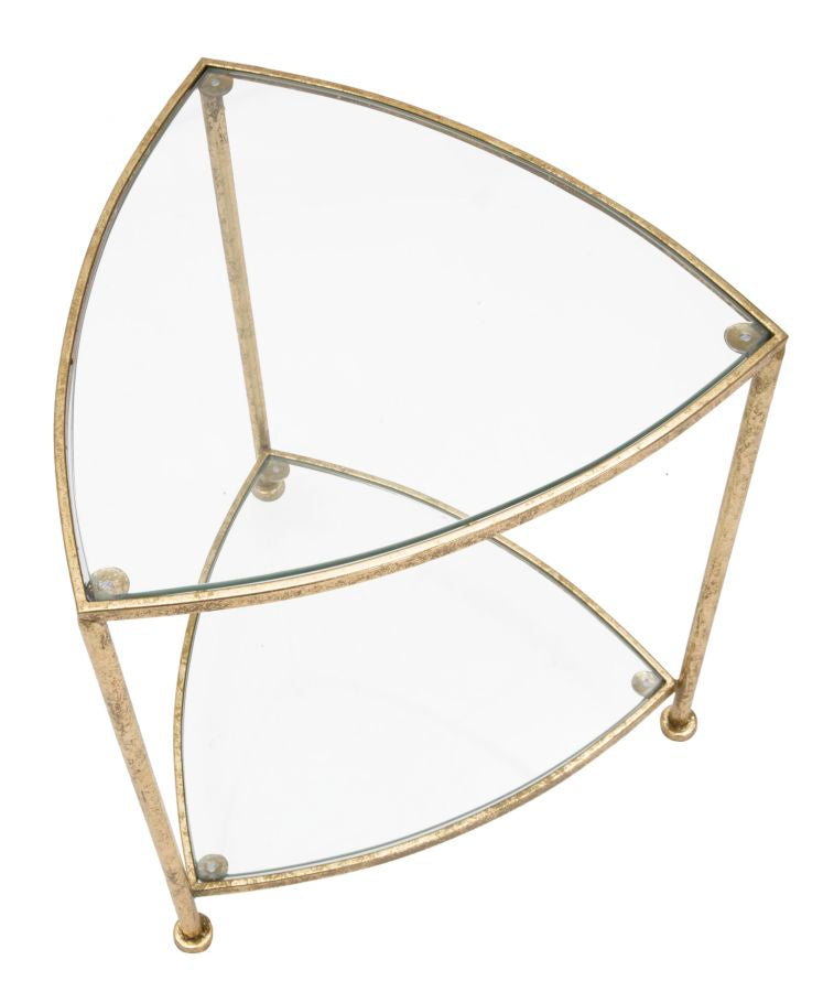 COMODINO 2 TRIANGLE RIPIANI CM 45X45X50