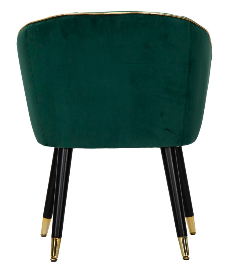 POLTRONA PARIS VERT/OR CM 62X58X78