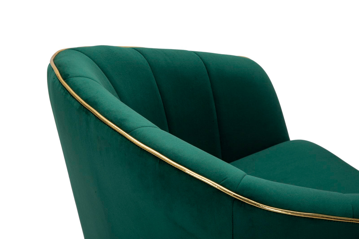 POLTRONA PARIS VERT/OR CM 62X58X78