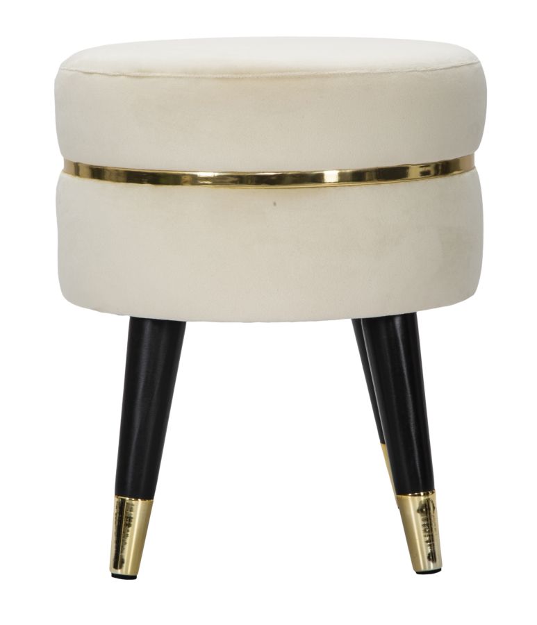 SGABELLO PARIS CREMA/OR CM ? 35X40,5