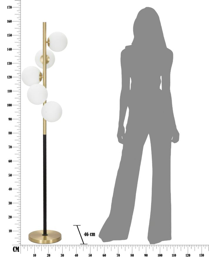 LAMPADA DA TERRA GLAMY DARK CM ? 30x160