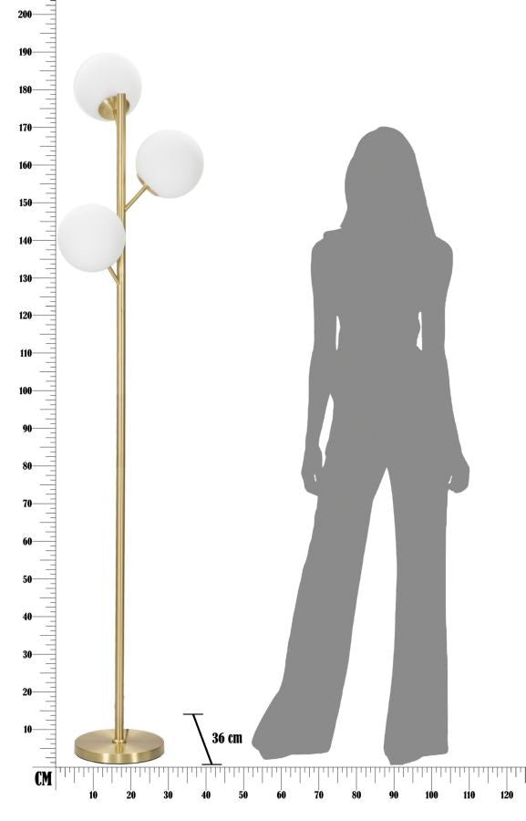 LAMPADA DA TERRA GLAMY 3 LUCI CM ? 36x190