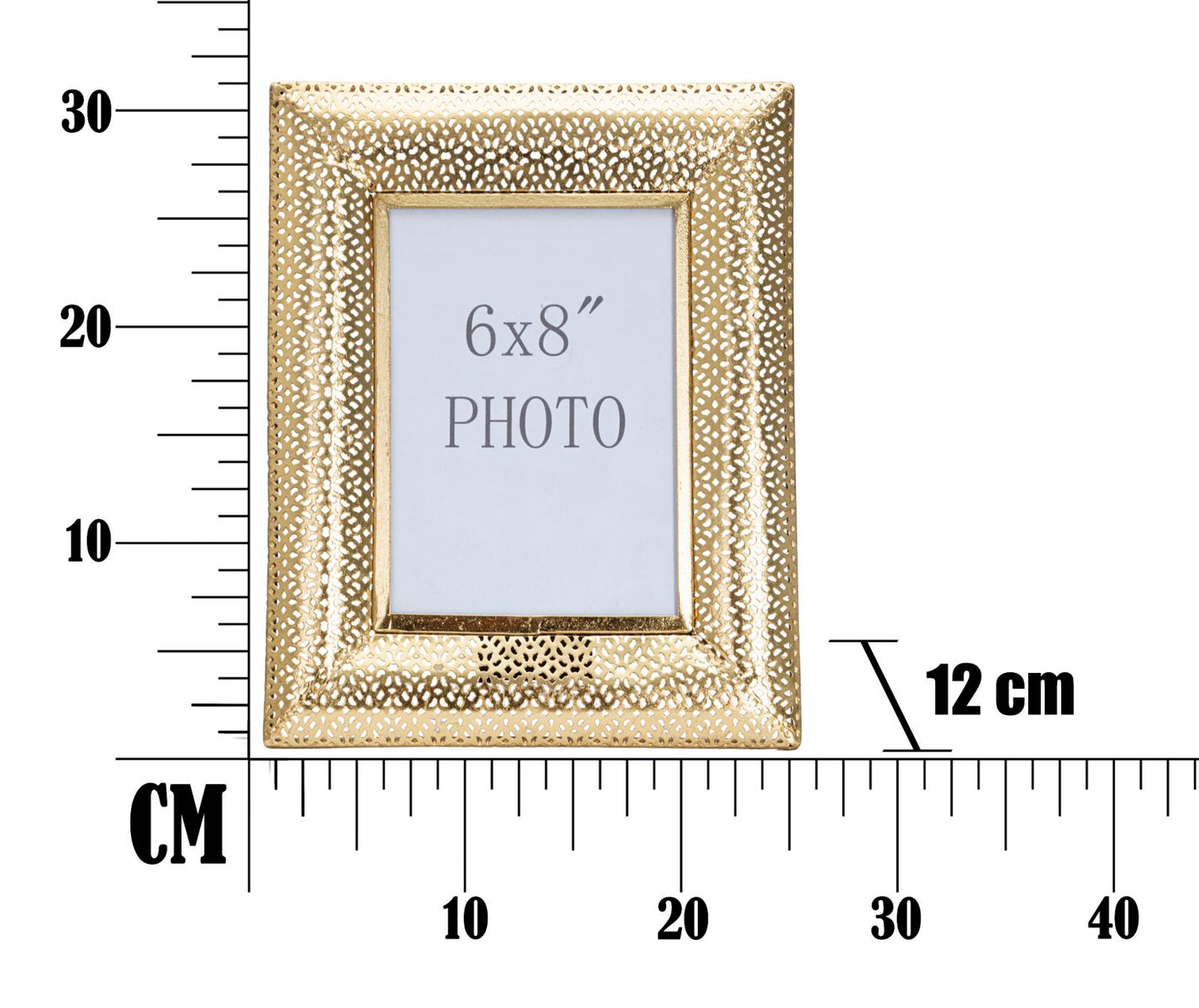 CORNICHE GLAM TROUS CM 25X12X31 (MISURA INTERNA CM 15X20)