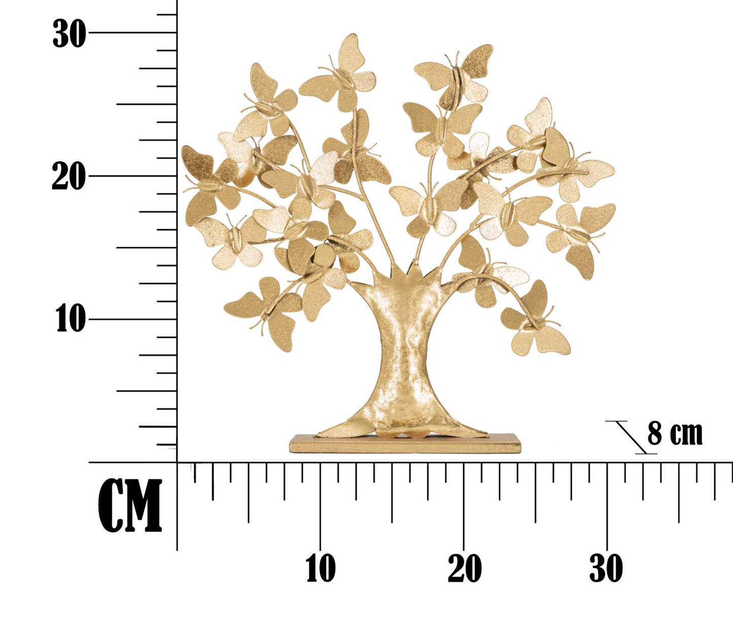 ALBERO DELLA VITA C/FARFALLE GLAM CM 31X8X30
