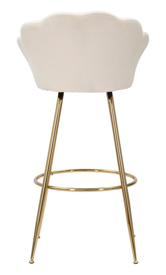 SGABELLO BAR VIENNE CREMA CM 55X53X110