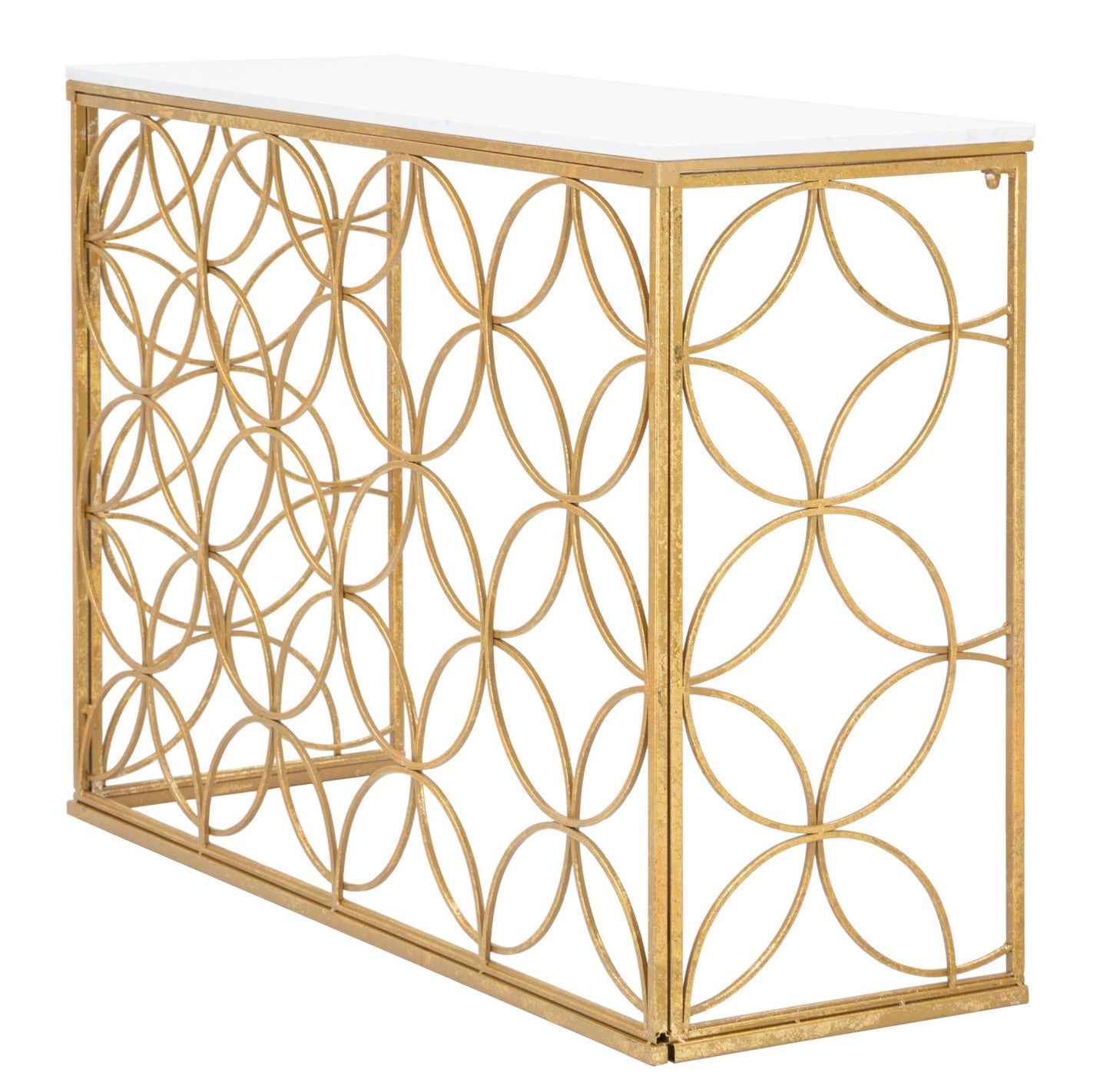 CONSOLE ¨¦TOILE MARBRE CM 120X40X80