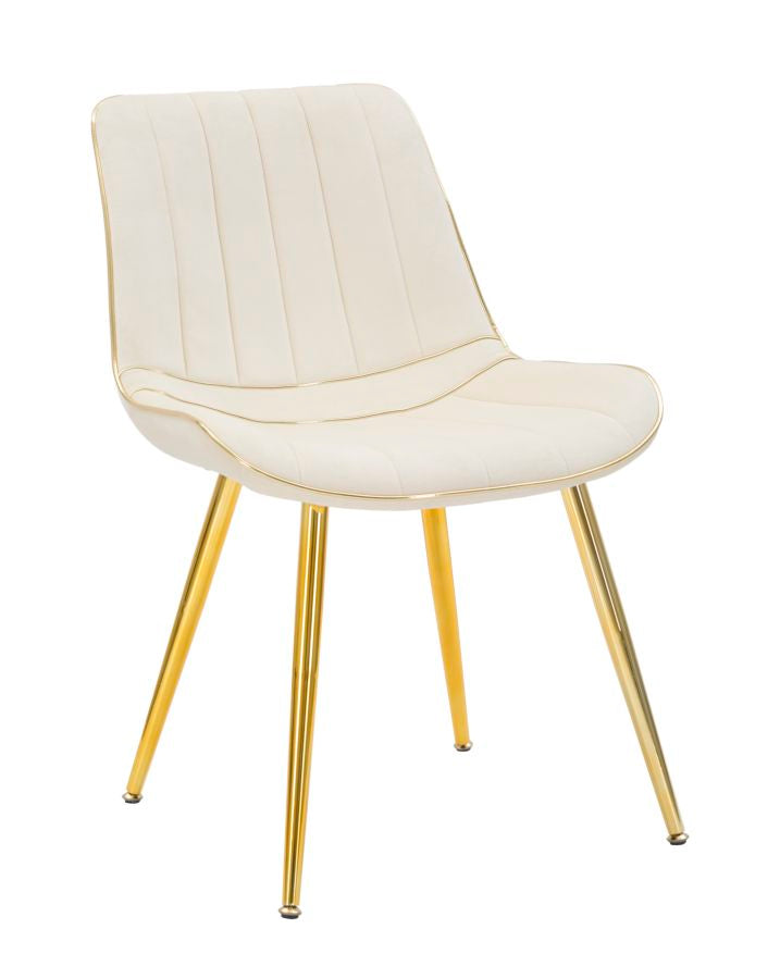 SEDIA PARIS CREMA/OR ENSEMBLE 2 PZ CM 51X59X79
