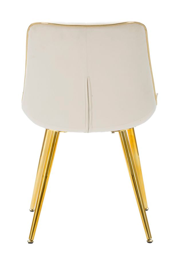 SEDIA PARIS CREMA/OR ENSEMBLE 2 PZ CM 51X59X79