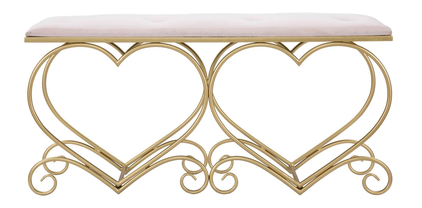 PANCA COEUR ROSA CM 105X37,5X51,5