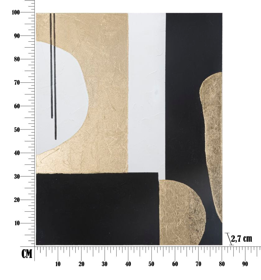 DIPINTO SU TELA OBIX CM 80X2,7X100