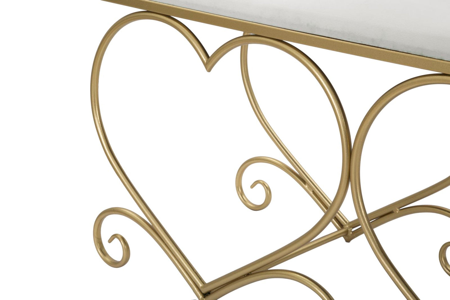 PANCA COEUR CREMA CM 105X37,5X51,5