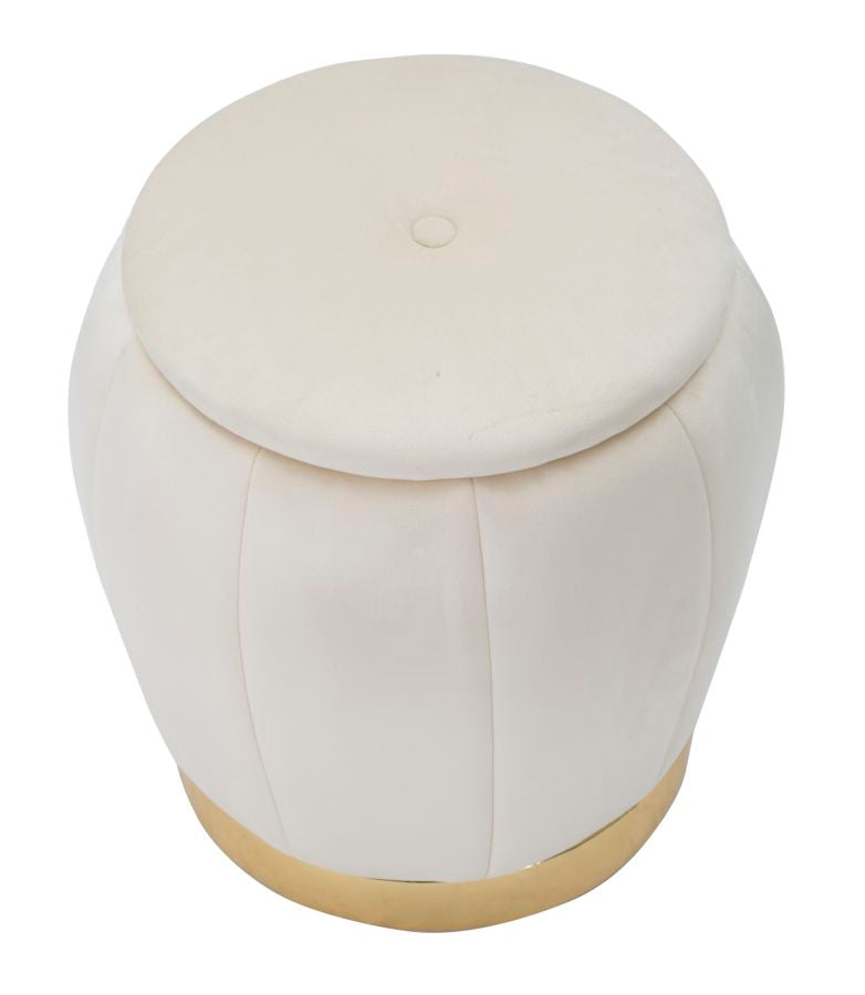 PUFF/CONTENITORE PARIS CREMA/OR CM ? 43X43