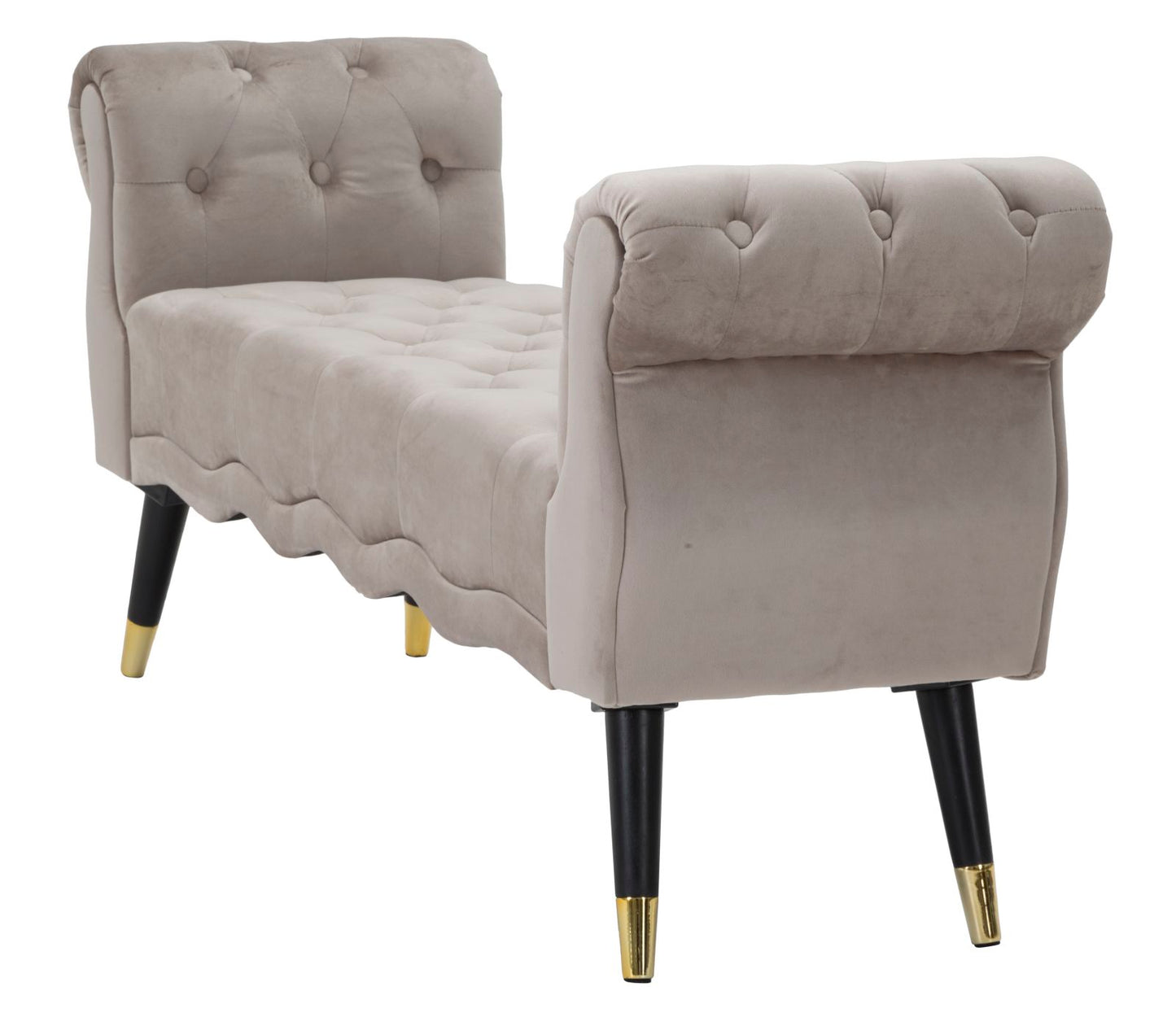 PANCHETTA PARIS GRIGIA/OR CM 120X40X60