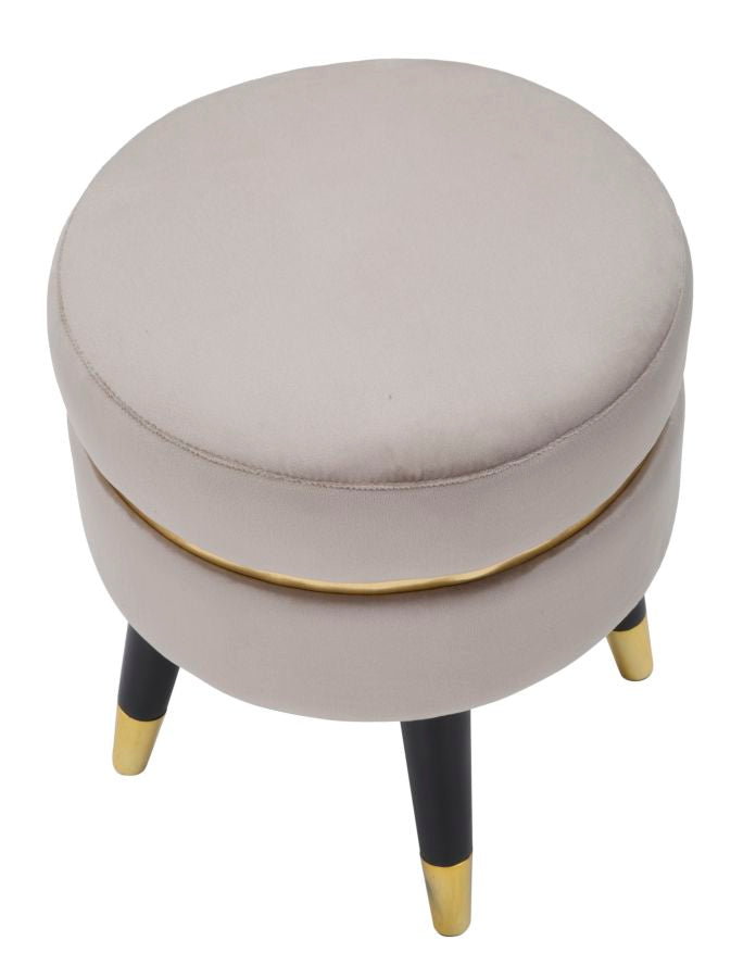 SGABELLO PARIS GRIGIO/OR CM ? 35X40,5