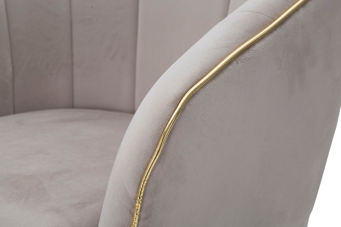 POLTRONA PARIS GRIGIA/OR CM 62X58X78