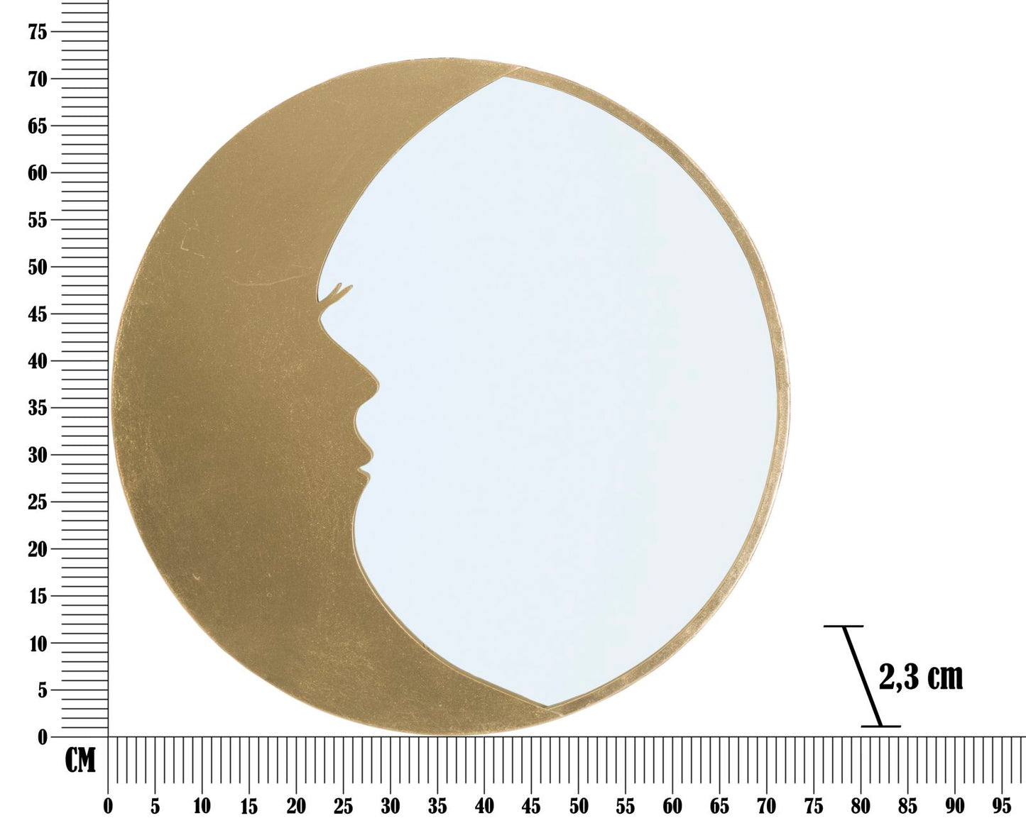 SPECCHIO LUNE CM ? 72,5X2,3