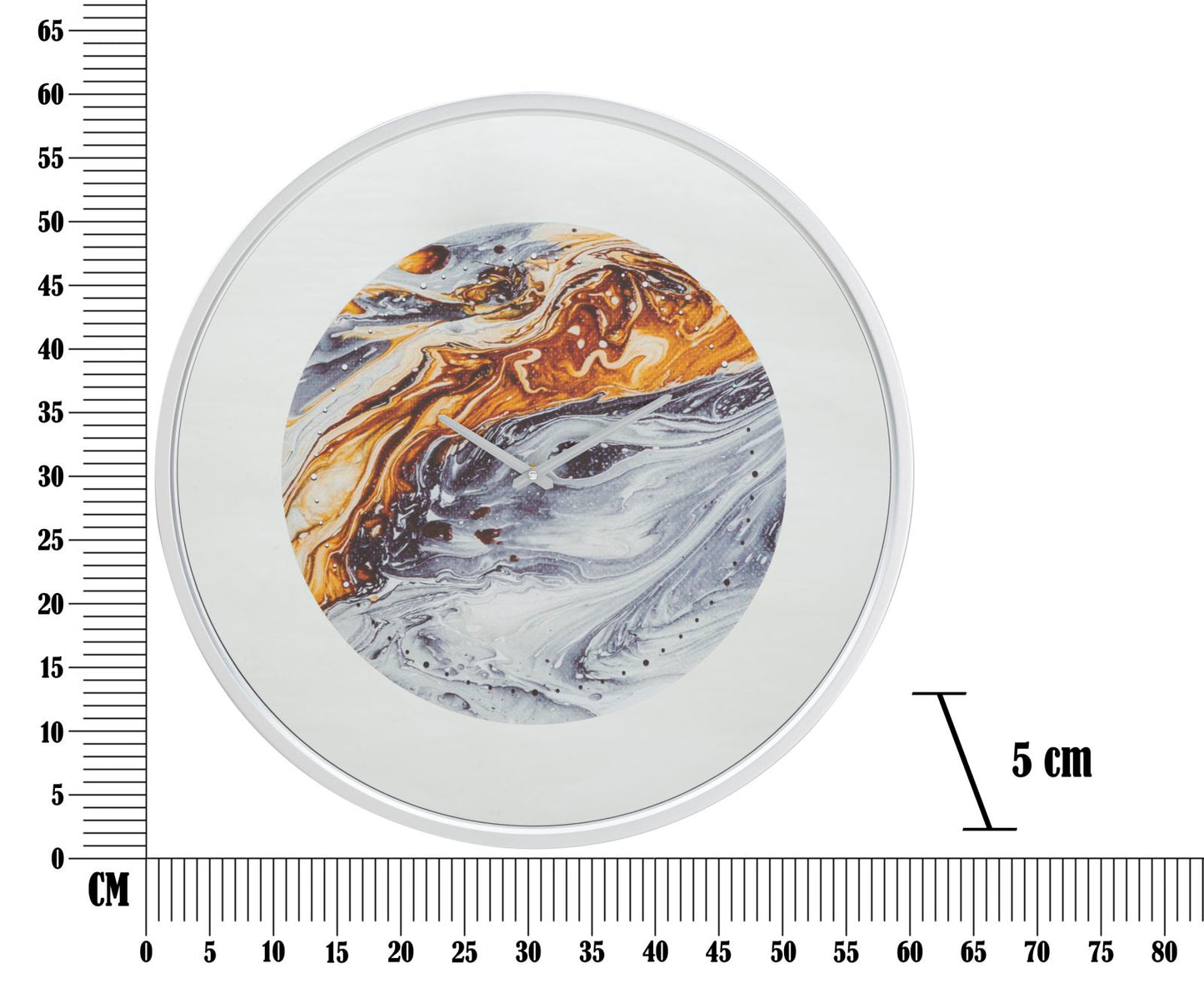 OROLOGIO DA MURO MIROIR GRIS CM ? 60X5