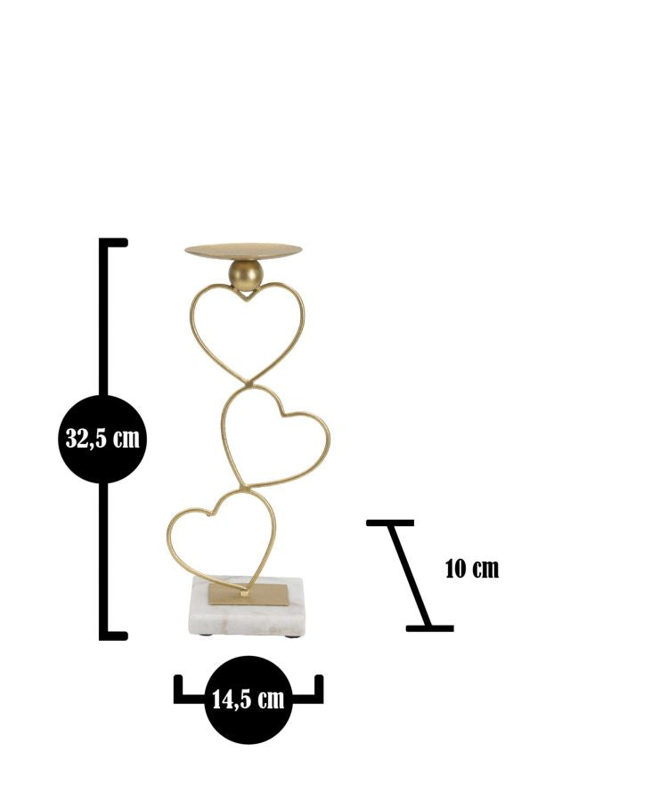 P/CAND COEURS CM 14,5X10X32,5
