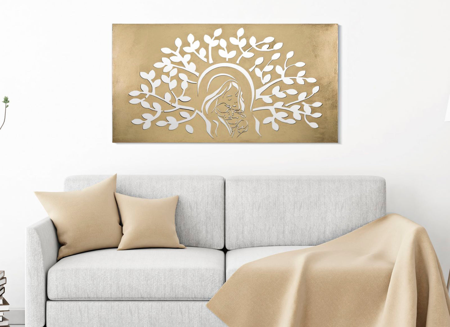 PANNELLO MATERNIT¨¦ OR CM 120X2X64