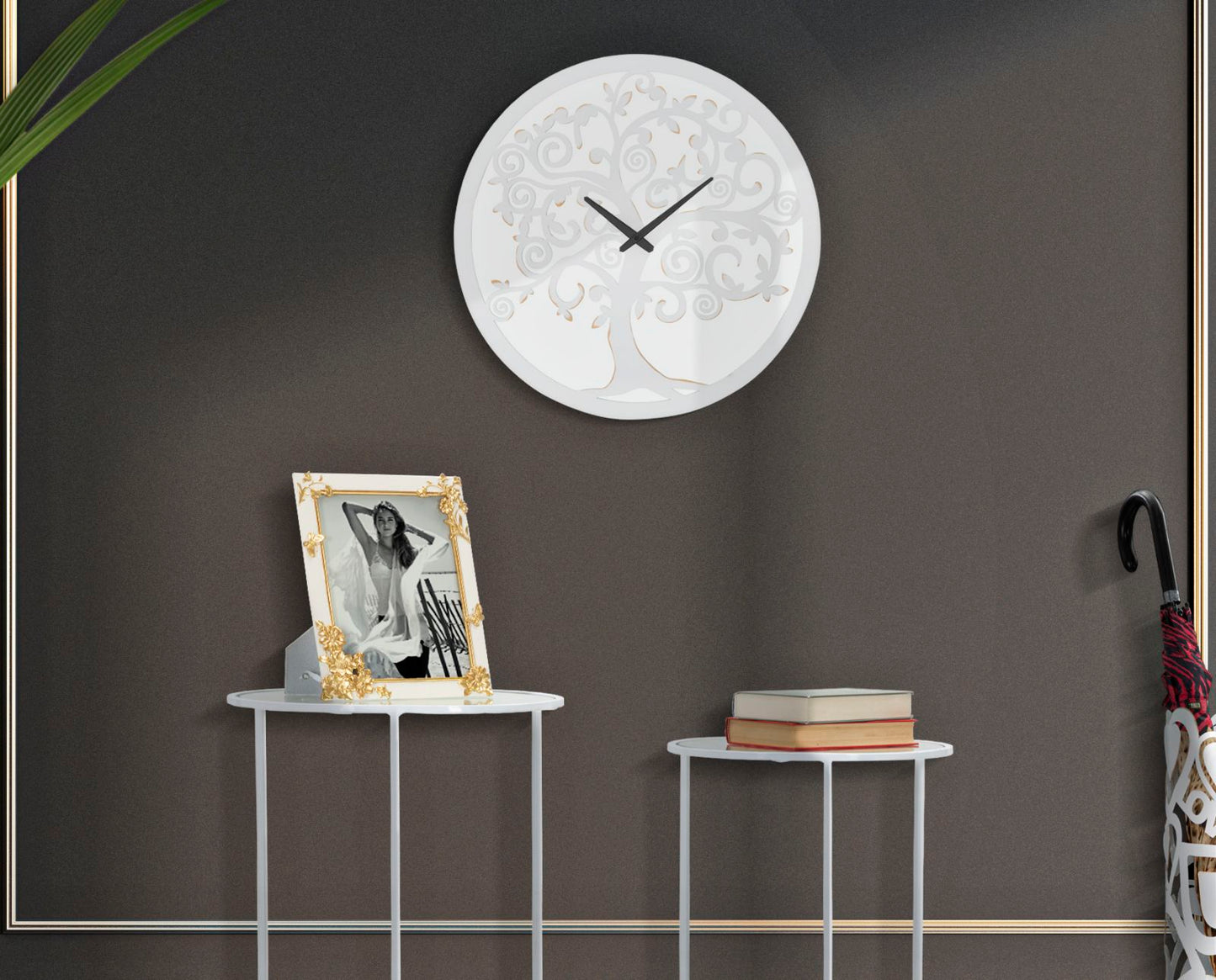 OROLOGIO DA MURO ARBRE BLANC CM ? 55X4,5