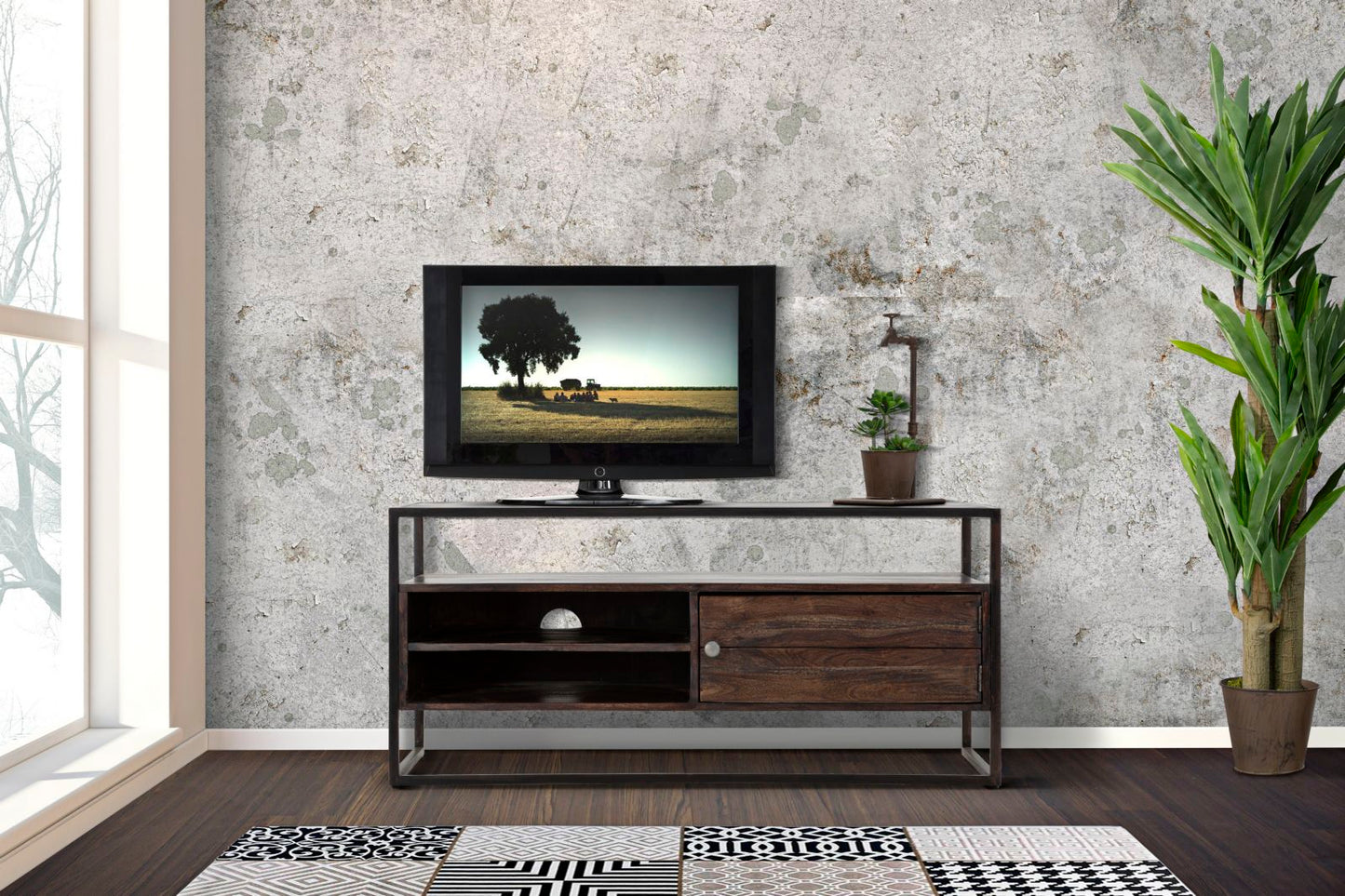 P/TV BR?LER CM 120X40X55 (LEGNO DI ACACIA NILOTICA)