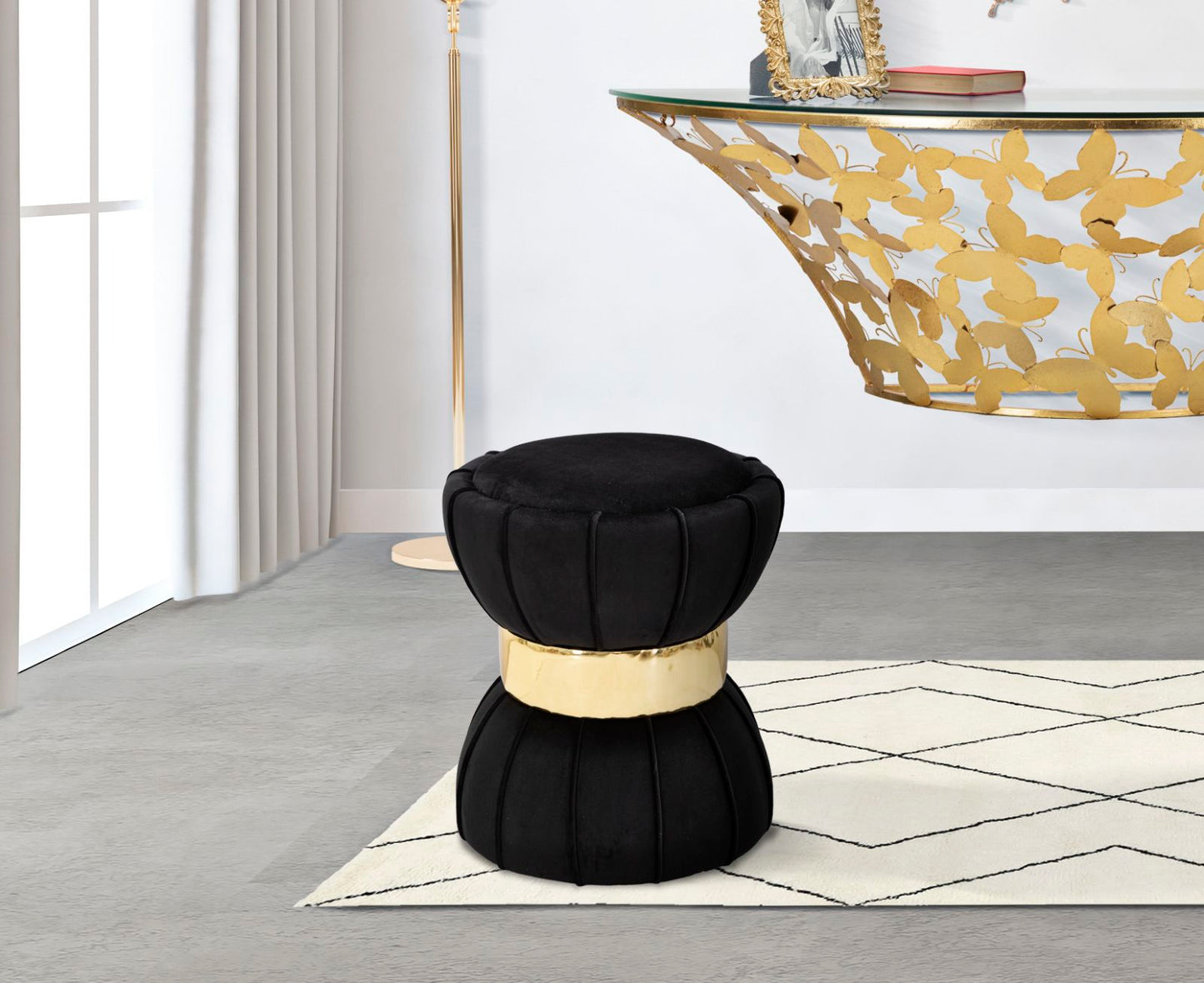 FLEUR DE SGABELLO CM NOIR CM ? 40X44