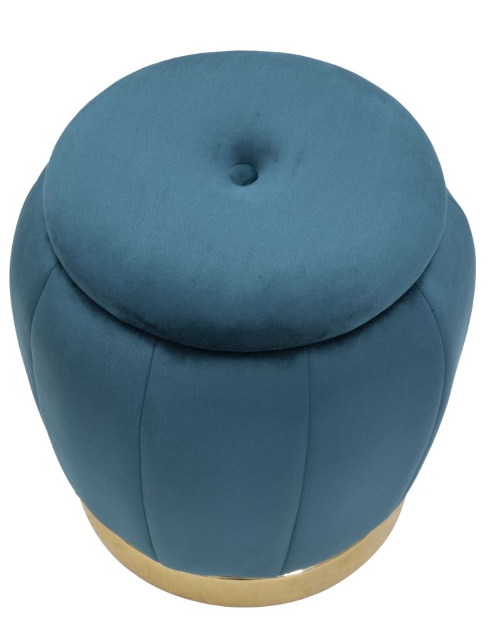 PUFF/CONTENITORE PARIS OTTANIO/GOLD CM ? 43X43