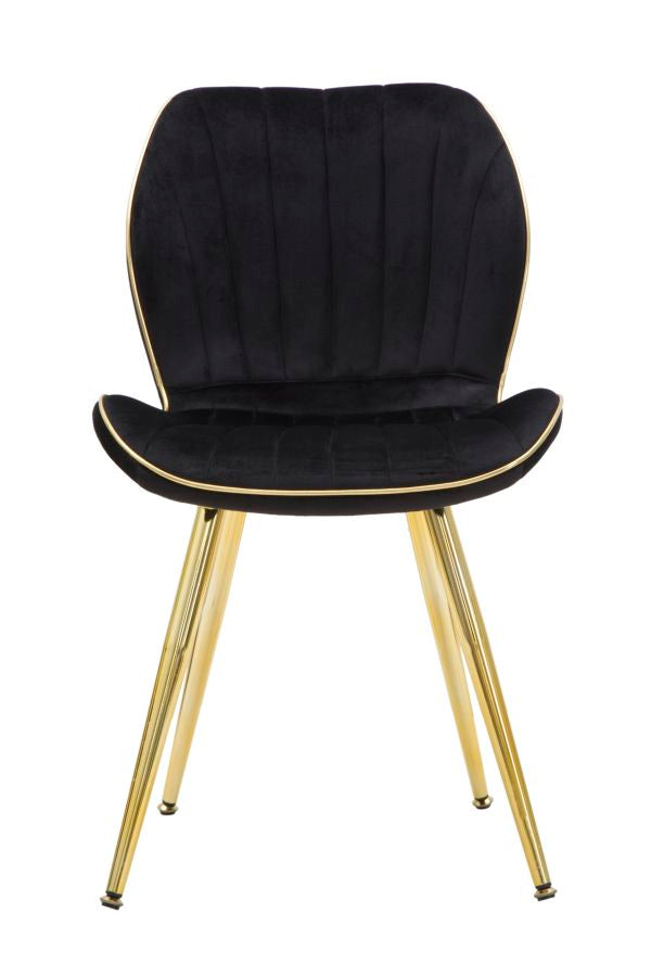 SEDIA PARIS SPACE NERA /OR ENSEMBLE 2 PZ CM 46X58X77