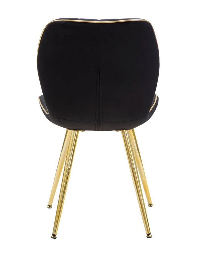 SEDIA PARIS SPACE NERA /OR ENSEMBLE 2 PZ CM 46X58X77