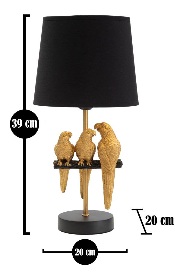 LAMPADA DA COMODINO PAPPAGALLO CM ? 20X39