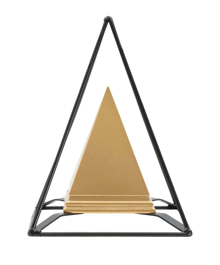 PIRAMIDE OR C/FERRO CM 15X15X21