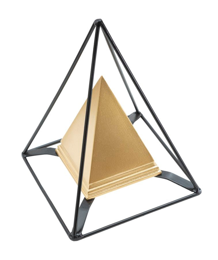 PIRAMIDE OR C/FERRO CM 15X15X21