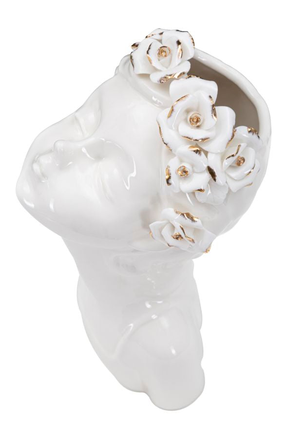 VASO JEUNE DAME ROSES CM 10x14x26