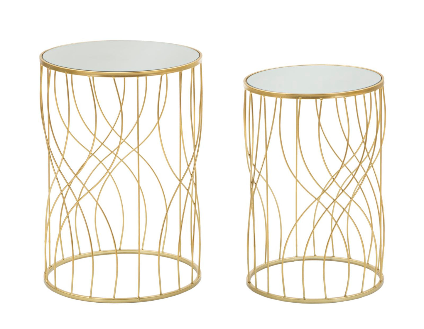 TAVOLINETTI LIGNE COPPIA CM ? 38X55-33X50
