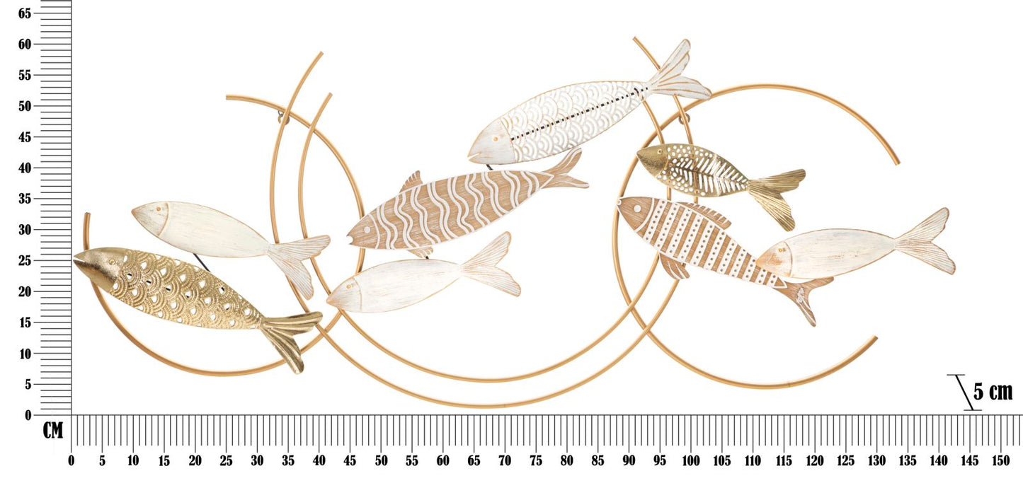PANNELLO EN FERRO FISHY MOVE CM 142,9X5X61,6