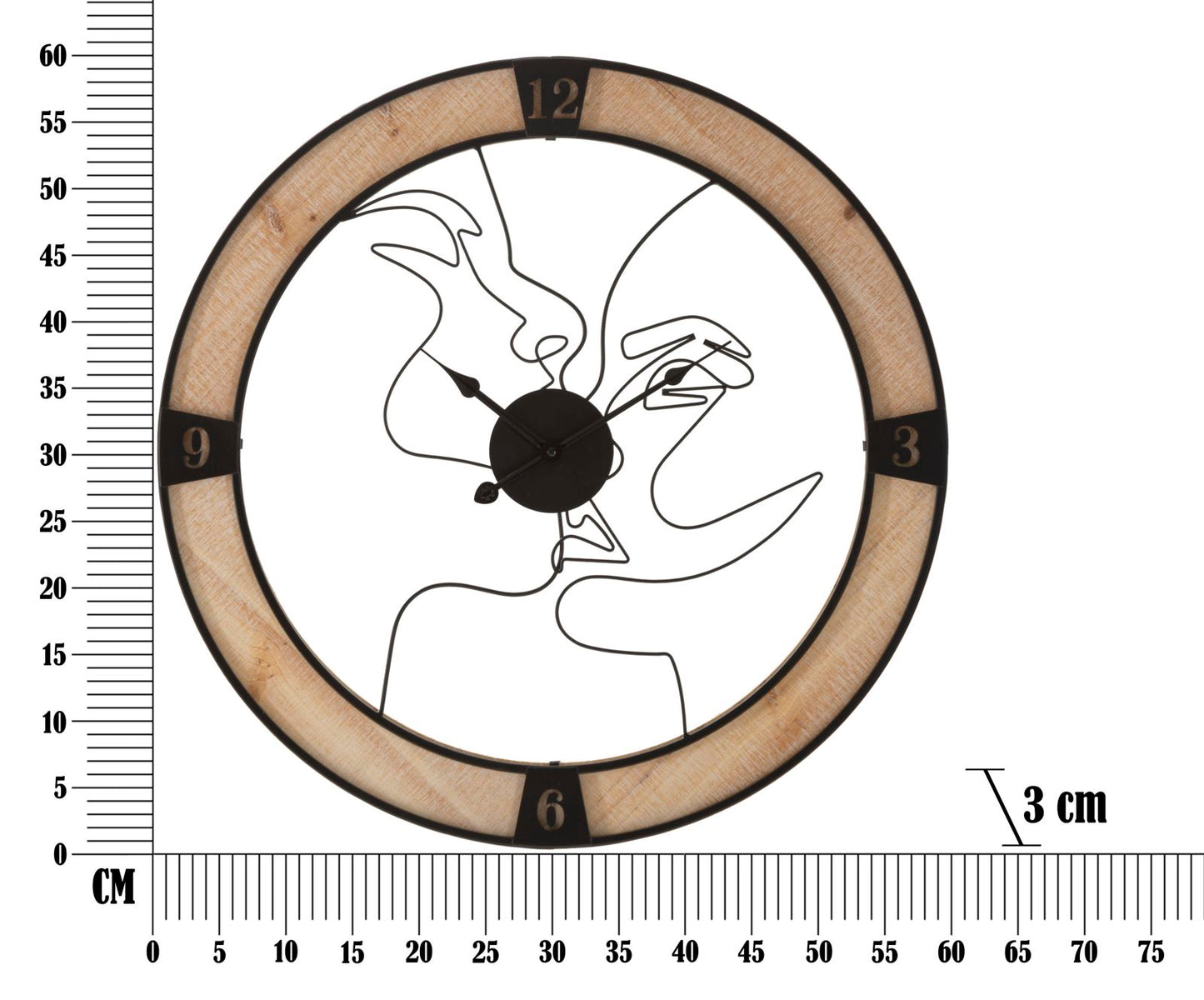 OROLOGIO DA MURO COUPLE CM ? 60X3
