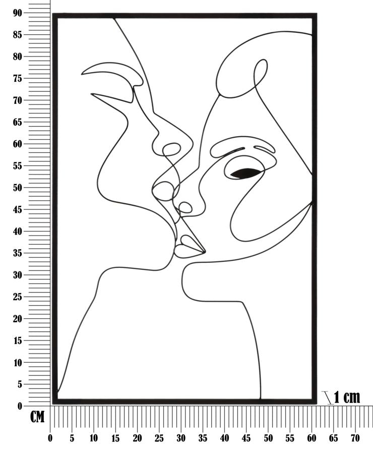 PANNEAU EN FERRO KISS CM 60X1X90