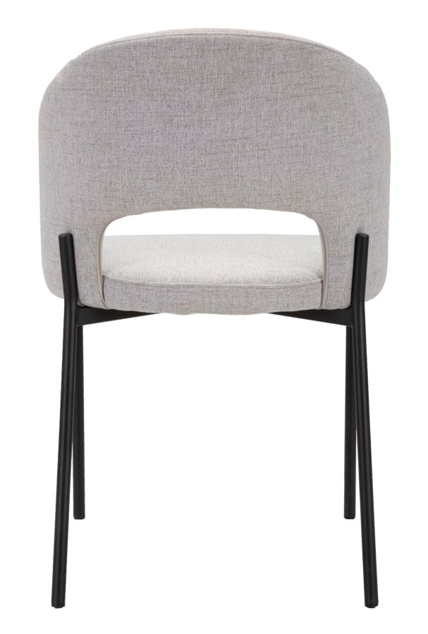 SEDIA HELSINKI GRIGIA ENSEMBLE 2 PZ CM 51X53X80