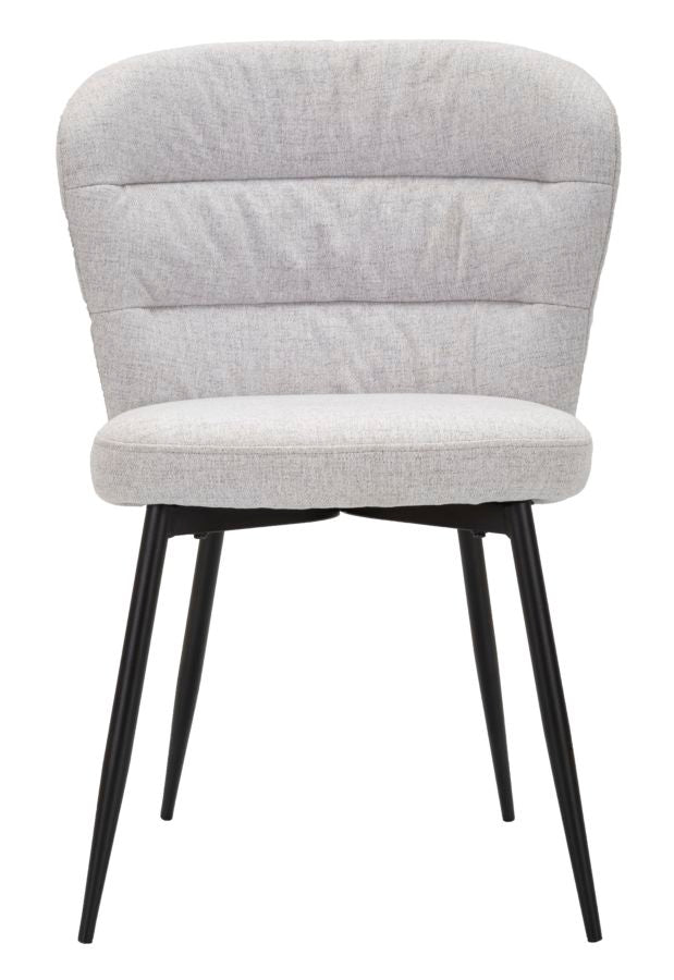 SEDIA LOSANNA GRIGIA ENSEMBLE 2 PZ CM 58X60,5X85
