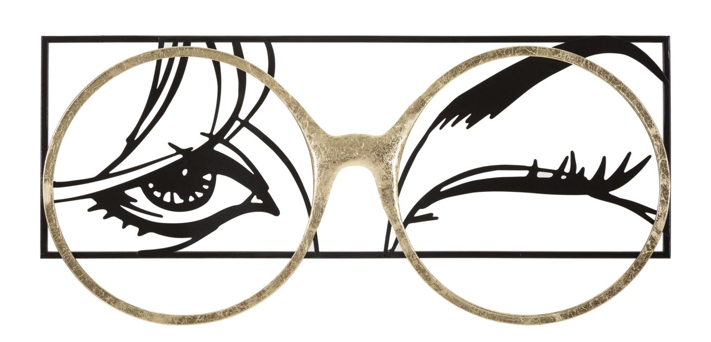 PANNEAU EN FERRO LUNETTES CM 89,5X3,8X41,3