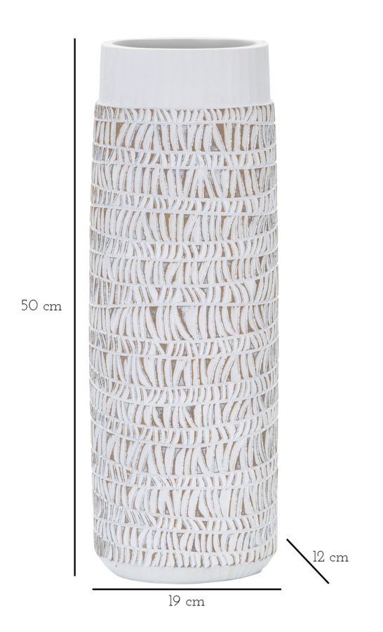 VASO R¨¦SINE NAIROBI OVALE CM 19X12X50