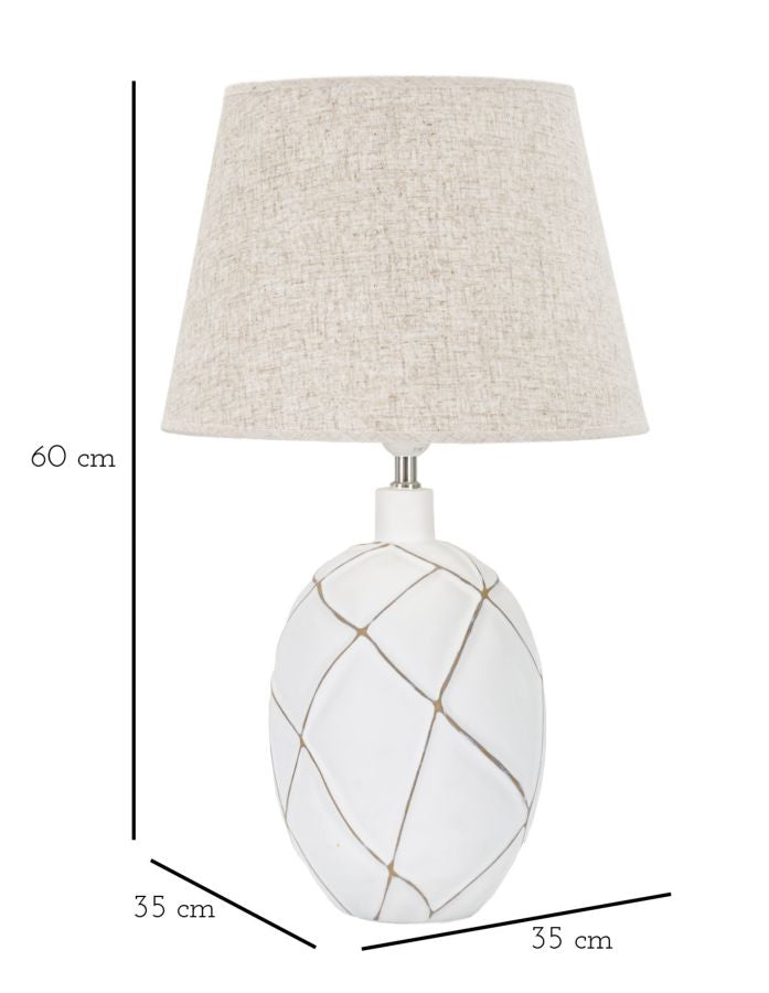 LAMPADA DA TAVOLO LIGNES R¨¦SINE CM ? 35X60