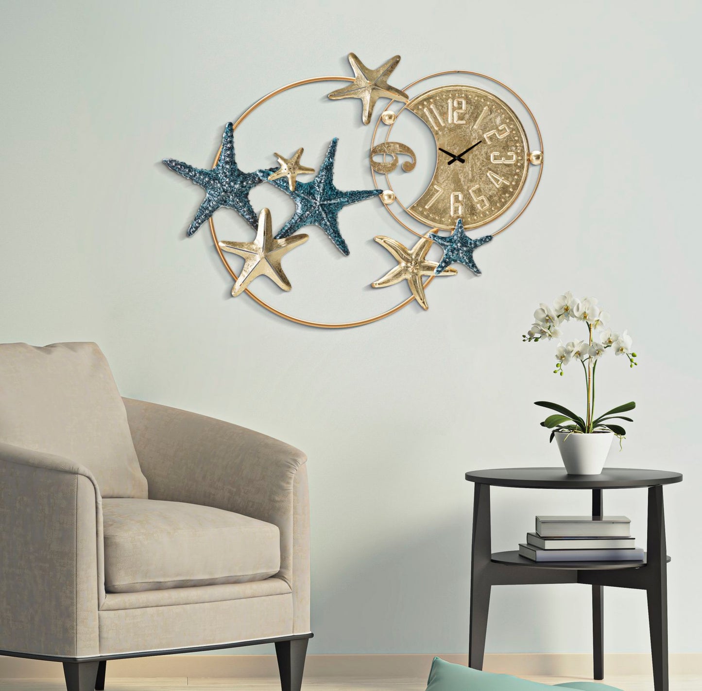 OROLOGIO DA MURO ¨¦TOILE DE MER CM 91,4X5,1X67,3