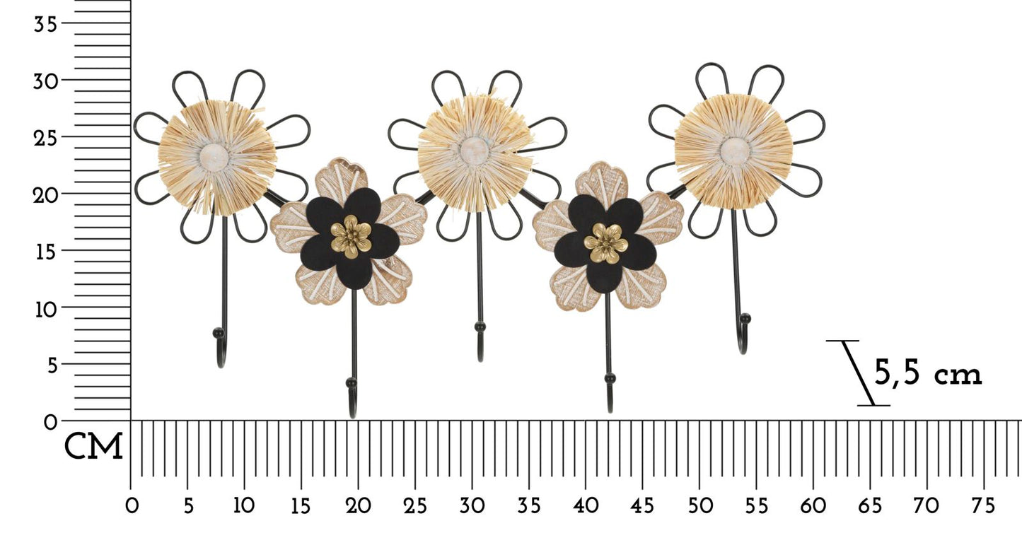APP/ABITI FERRO, LEGNO RAPHIA CM 61X5,5X30,5