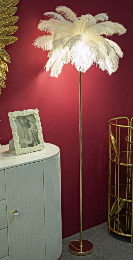 LAMPADA DA TERRA PALM BIANCA CM ? 55X160