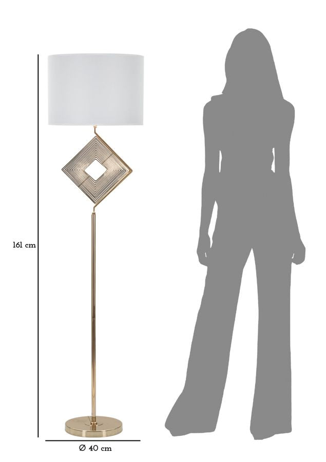 LAMPADA DA TERRA D¨¦PLACER ? CM 40X161